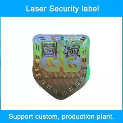 Fabrication personnalisée à bas prix, papier couché étanche, étiquette Laser hologramme, haute qualité, Code Qr, étiquette de sécurité Am